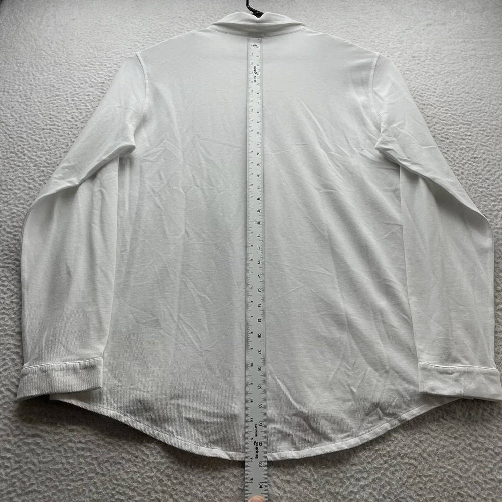 Son Of A Tailor Button Down Shirt Mens XLT Tall White Blue‎ Oxford Supima Cotton